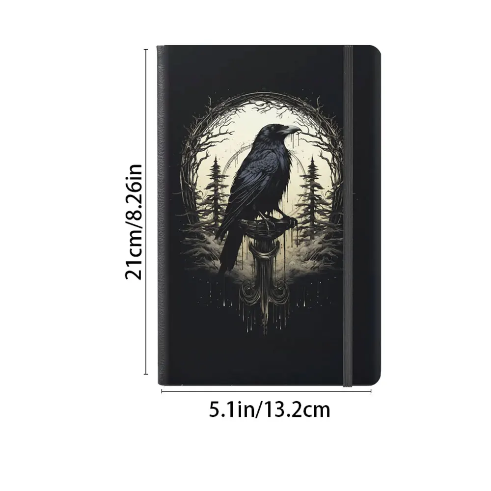 1pc  Journal,Lined Hardcover ,Premium Thick Paper With Inner Pocket For Writing Note Taking Office School-Gothic  Notebook