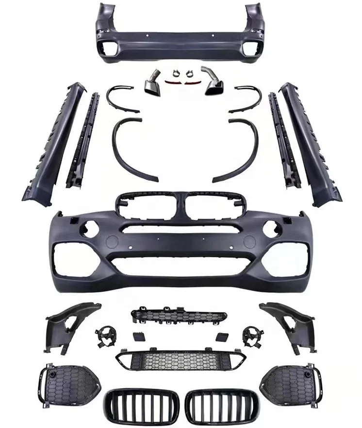 

Upgrade to M-tech Style Bodykit Body Kit Sets the Front and Rear Bumper Sets Side Skirts for BMW X5 F15 Car Parts 2014-2018