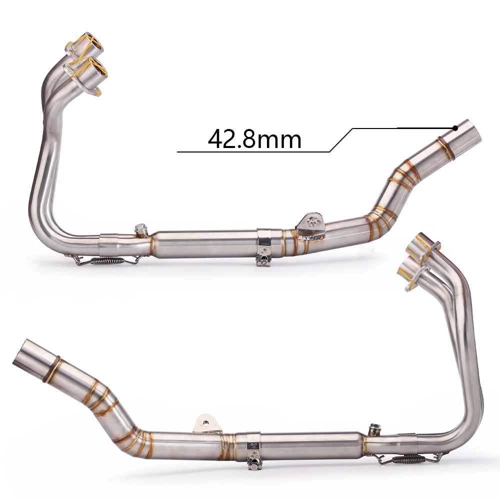 

Escape Slip On Front Tube Link Pipe Connect Original full Motorcycle Exhaust System For HONDA CBR250 2017-2024