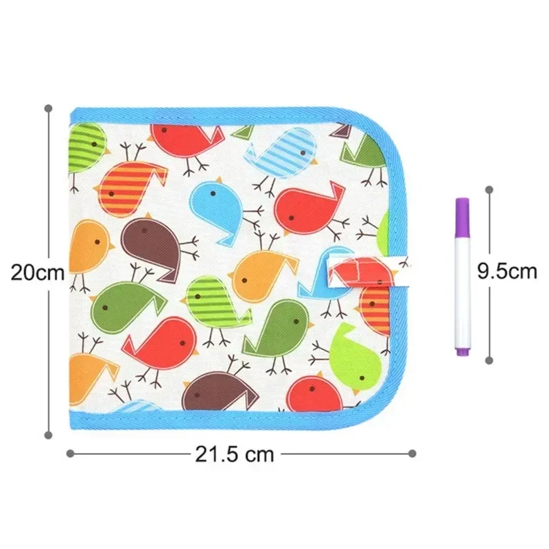 Bebê pintura desenho brinquedos conjunto placa preta com caneta mágica giz pintura livro para colorir brinquedo engraçado pintura quadro negro presentes do miúdo