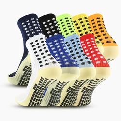 Anti-Rutsch-Fußball Frauen Männer Outdoor-Sport Griff Fußball Yoga Socken