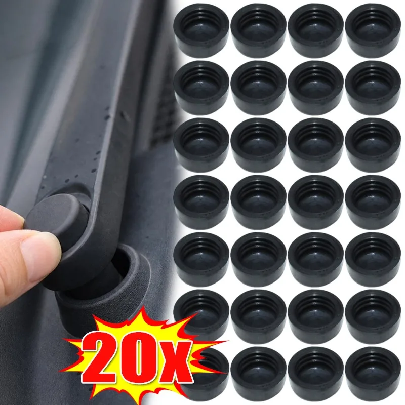1/2/4/10/20pcs Car Windshield Wiper Arm Rubber Covers Dirt Resistant Easy To Install and Compatible for Ford for Focus