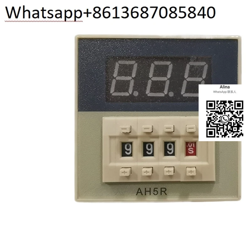 Premium AH5R-4 AH5R-2 Digital Display Time Relay Timer 220V 24V 110V Please note the voltage