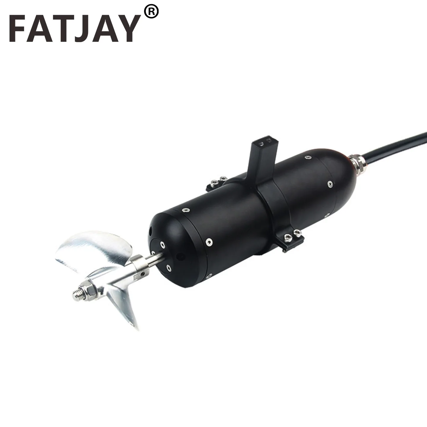 KYU-100 de FATJAY: propulsor submarino impermeable 11,5 KG de empuje 10000 rpm 24 V Motor sin escobillas ESC incorporado para embarcaciones RC