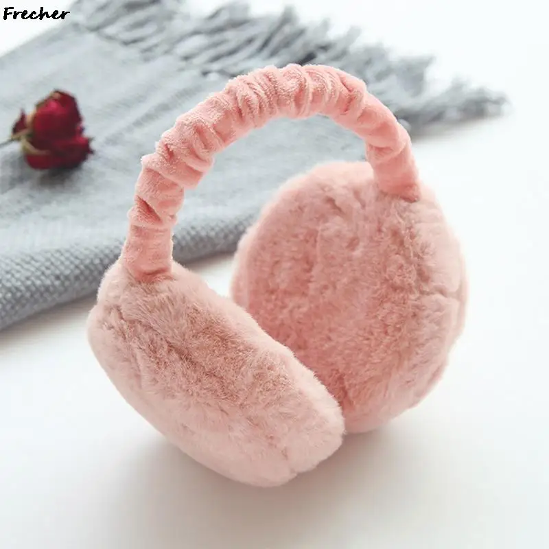 Cold Protection Ear-Muffs Winter Spring Earmuffs Soft Plush Ear Warmer Caps Women Fashion Earflap Outdoor Skiing Headphone 2023