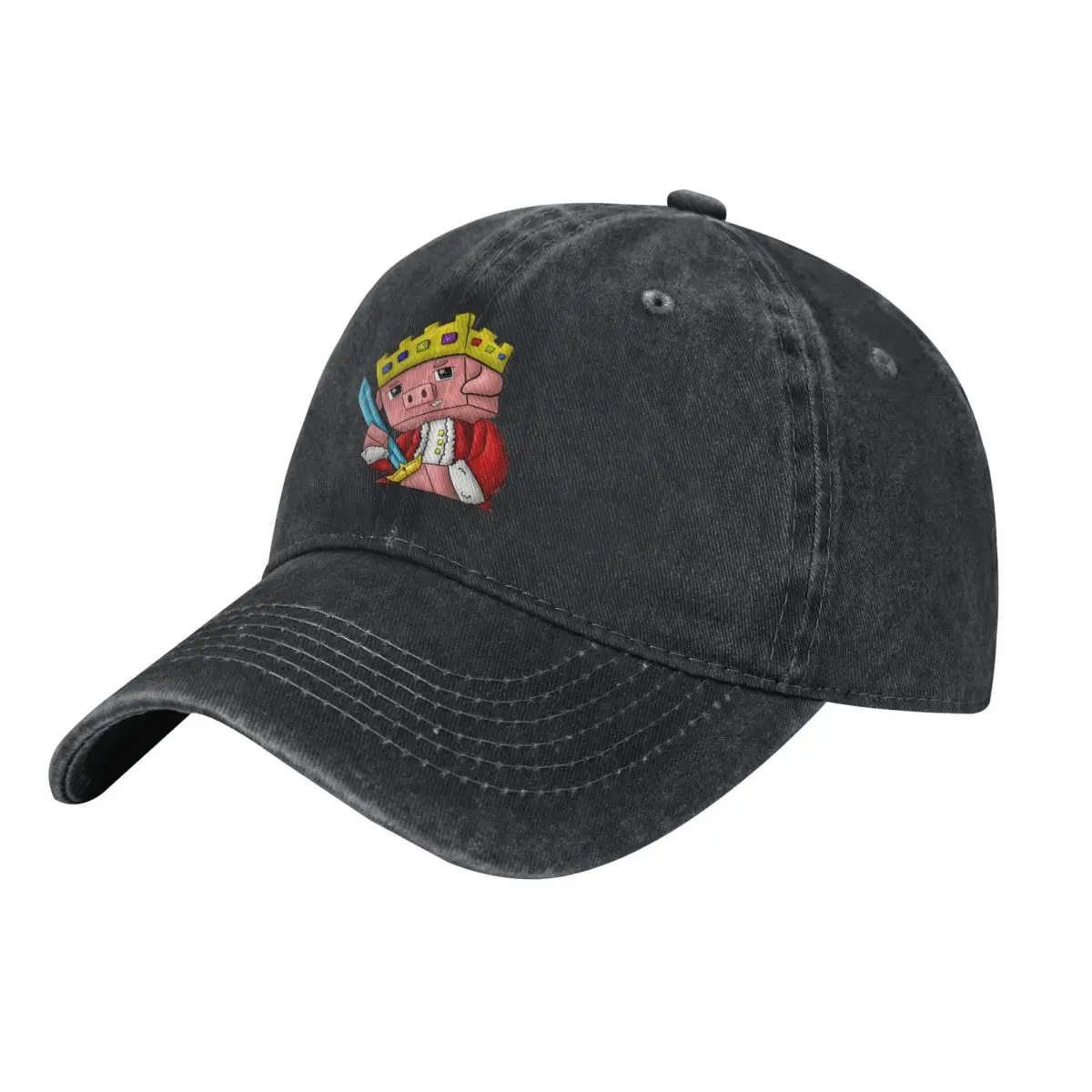 Technoblade Merch Technoblade Logo demin Cap Breathable Design Mens Hats Men's Baseball Cap