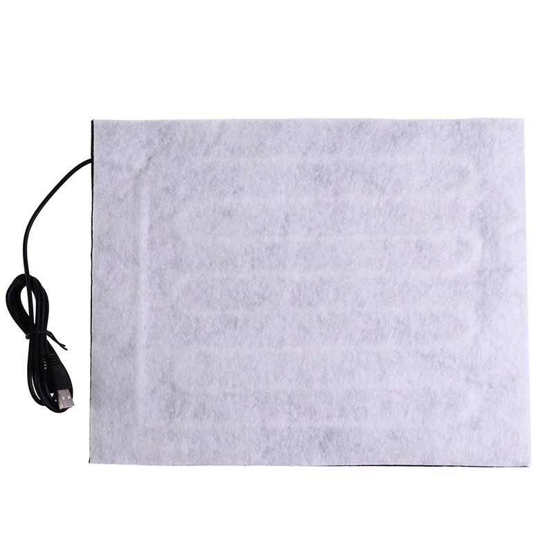 1PCS 5V Carbon Fiber Heating Pad Hand Warmer USB Heating Film Electric Winter Infrared Fever Heat Mat