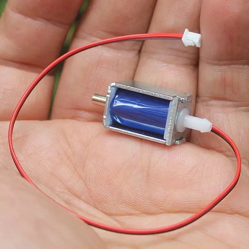 2-Position 2-Way Normally Open Mini Electric Solenoid Valve DC5V-6V 2W Micro Air Water Gas Flow Control for DIY Automation