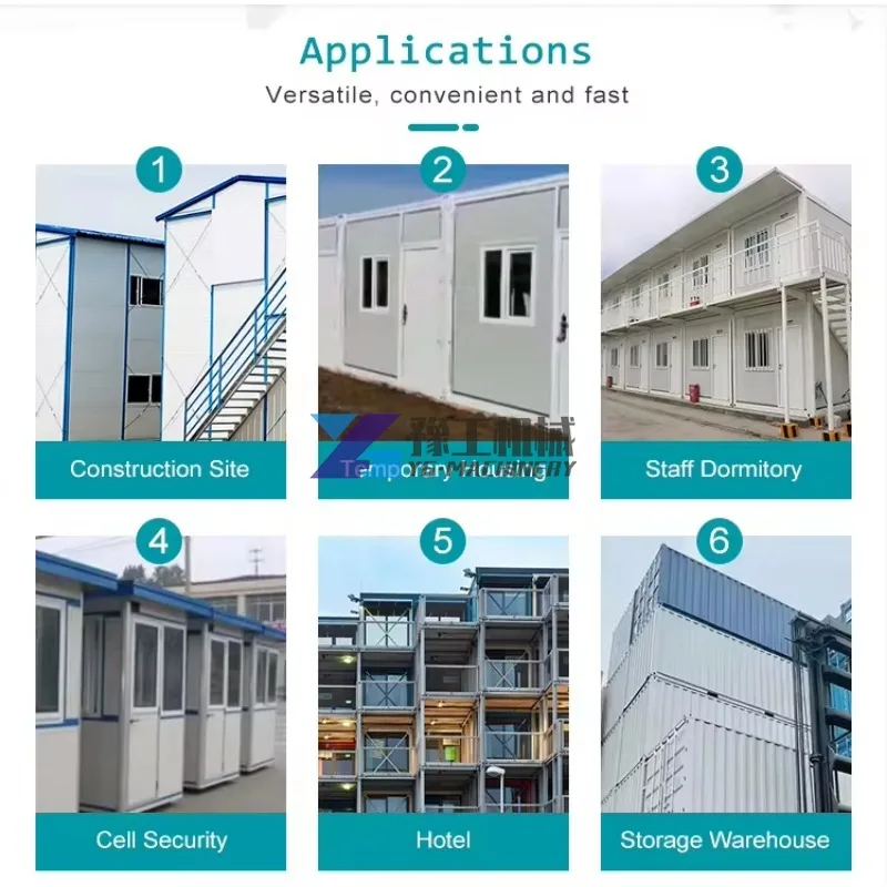 European Pre Fab House Container Foldable Expandable Prefab House Villa Prefab Houses for Sale Casa Prefabricada Office Hotel