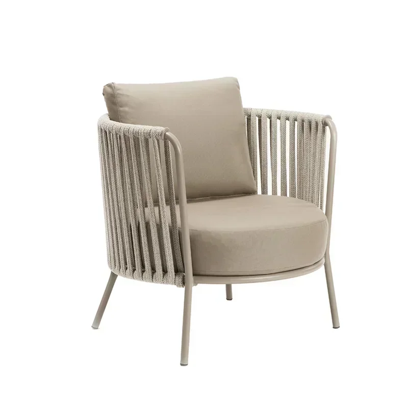 Modern  Outdoor Balcony Leisure Sofa Combination Hotel Garden Rain-proof Lounge Chair Outdoor Rattan