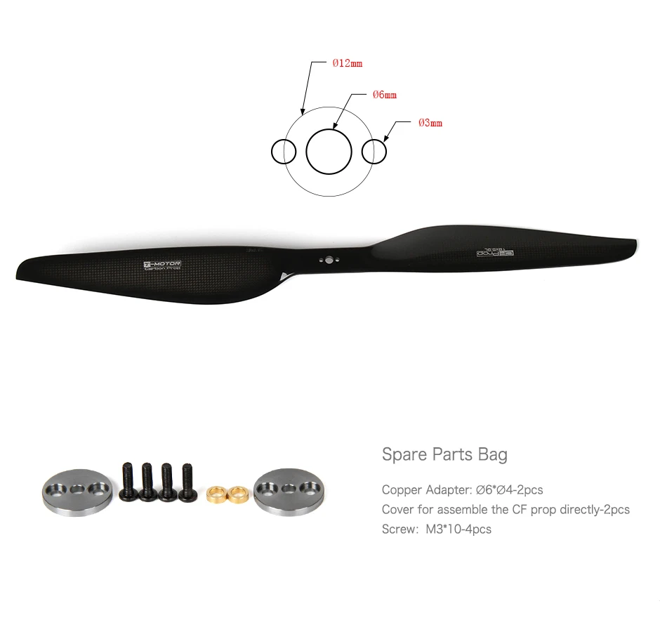 

T-MOTOR G-Series Carbon Fiber Propeller 18-40 Inch High Efficiency CW CCW Props for VTOL Agriculture Drone Multicopter UAV