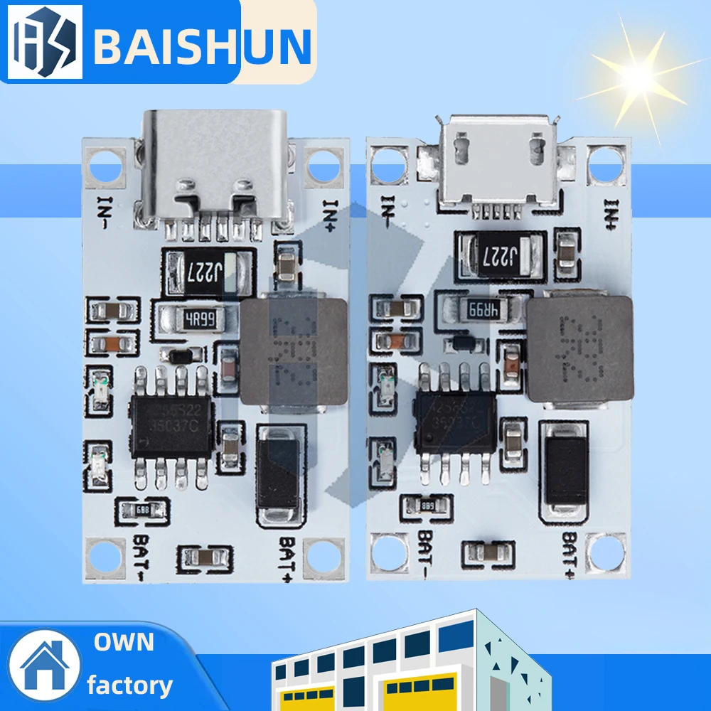 Módulo de carregador de bateria de lítio 5V 2A - Placa de proteção de impulso 2S 7.4V/8.4V para Li-Po/Li-ion 18650 DIY Power Bank