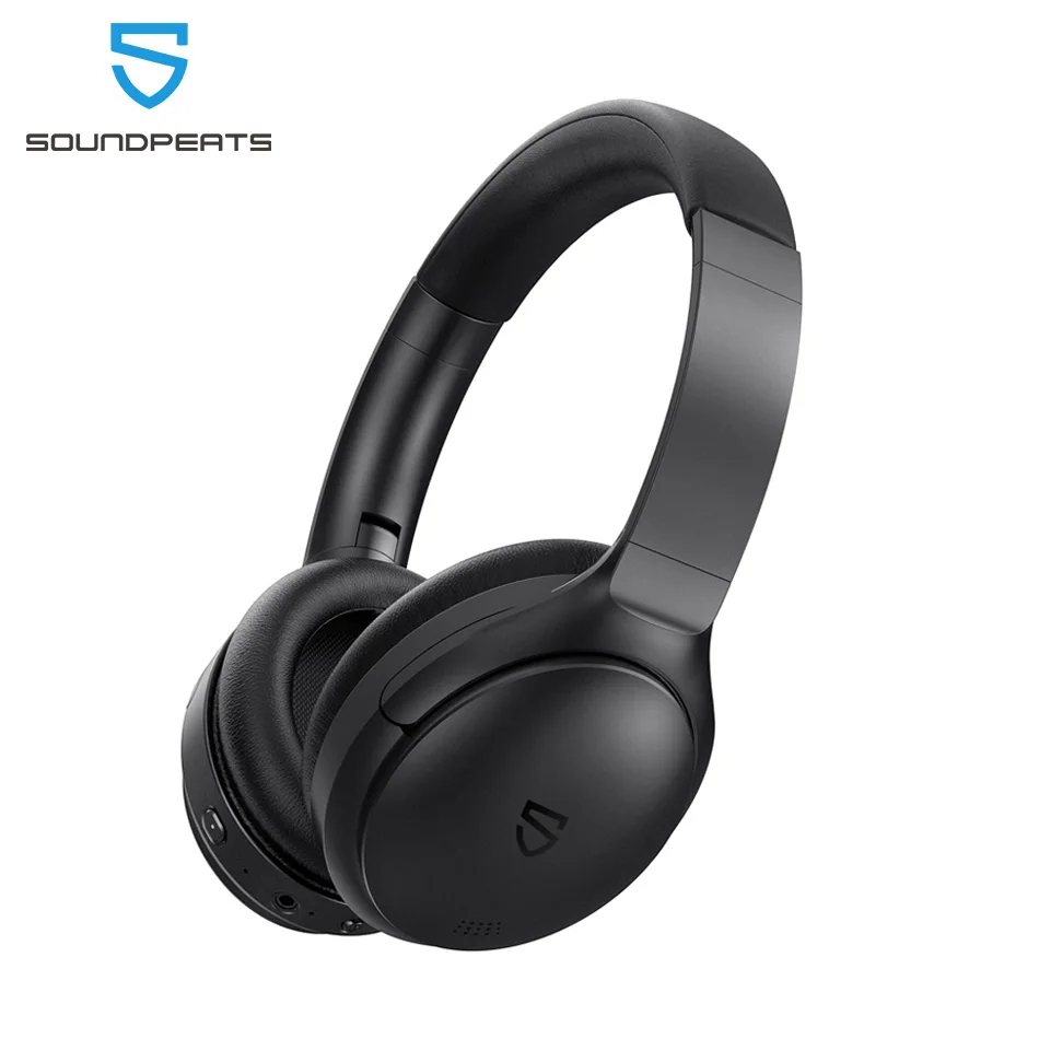 SOUNDPEATS Active Noise Cancelling Headphones Wireless Over Ear Bluetooth Headphones 40H Playtime, Comfortable Fit, Clear Calls