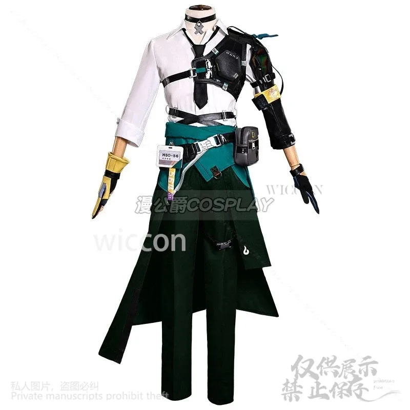

asdh8@Harumasa Cosplay Game Zenless Zone Zero Cosplay Uniform Headband Choker Props Wigs Halloween Christmas Party For Women Men