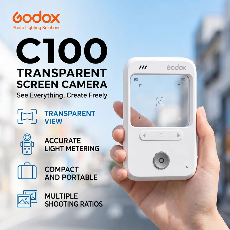 Photography Lighting Godox - Godox C100 Retro CCD Camera Transparent