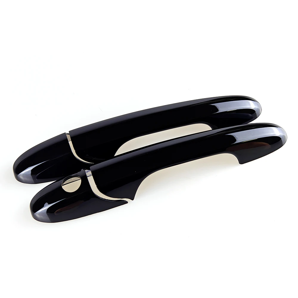 Brand New  Material ABS Door  Handle Cover Glossy Black And Matt Black For Fiat 500 And  Abarth 595 695