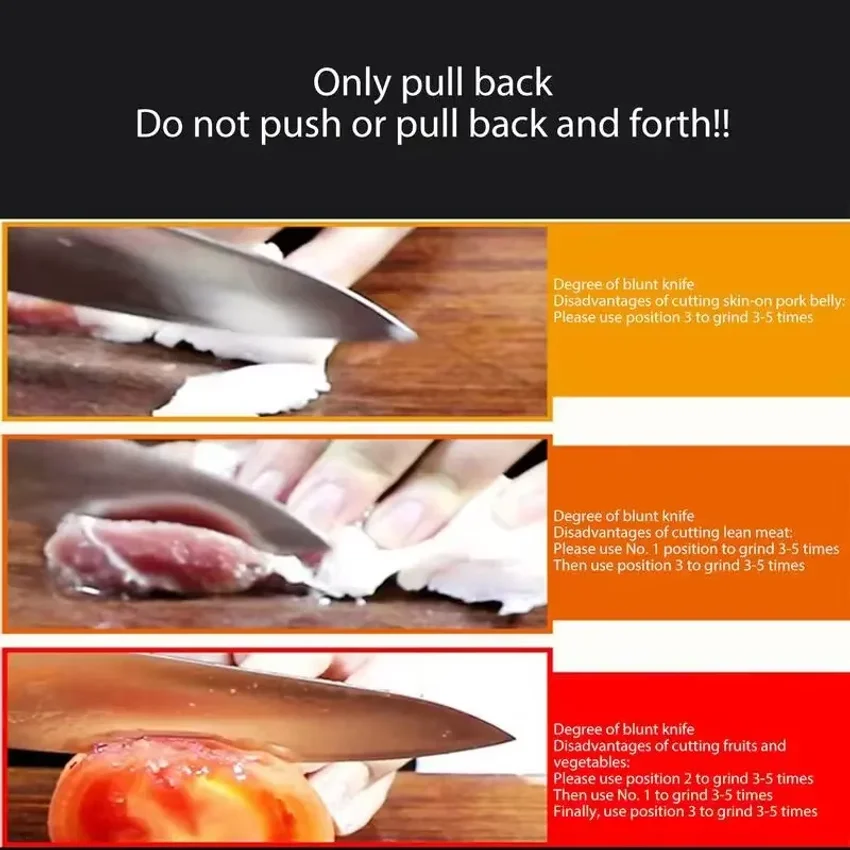 Pengasah Pisau 4 Segmen Multif - Kitchen Gadgets For Seniors ulasan dan harga