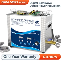 6L Multi-functional Ultrasonic Cleaner 180W Power Regulation Degas Semiwave PCB Laboratory Medical Instruments