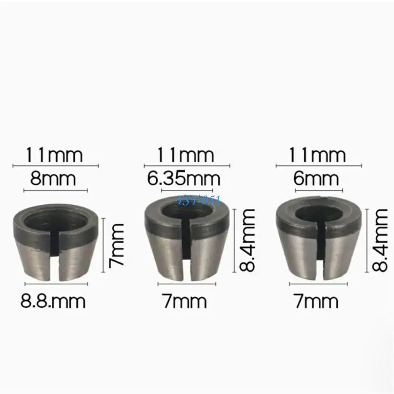E15A Professional Steel Collet Nut for High Loaded Engraving and Milling Applications