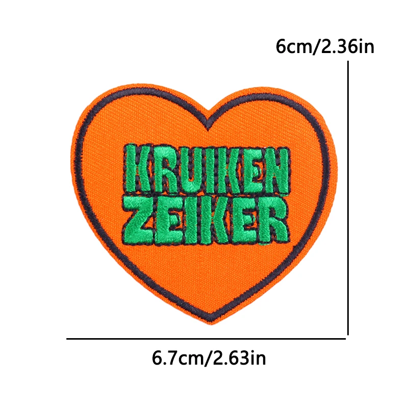 10PCS Set Netherland Carnival Patches For Clothes Netherland Kruikenstad Emblem Embroidered Patches Iron On Patches For Clothing