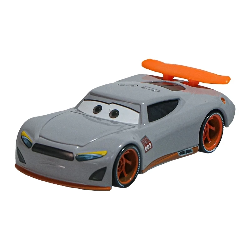 Disney-caja de almacenamiento portátil para niños, Cars Racers Raymond Jackson Storm rocket Lightning Mcqueen, Metal fundido a presión, regalo para