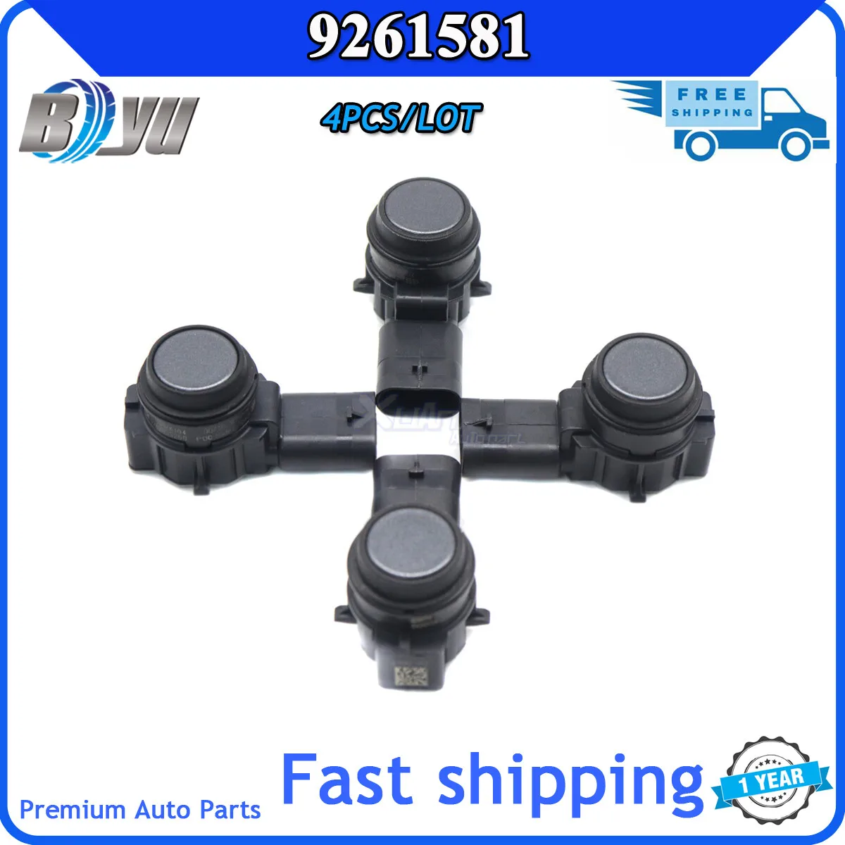 

NEW PDC Parking Reversing Sensor 4PCS For BMW 1 2 3 4 Series 2010-2018 9261581 66209261581 66209261582 0263013513