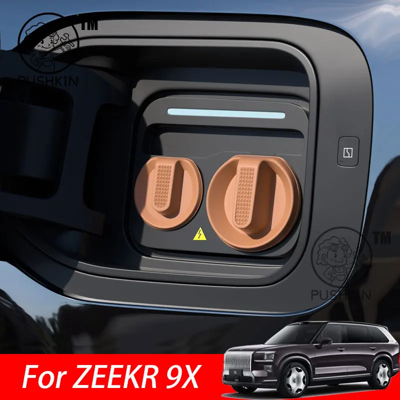 For ZEEKR 9X 2025 2026 Car Charging Port Protection Cover Waterproof Anti-dust Rubber Cover Accessories