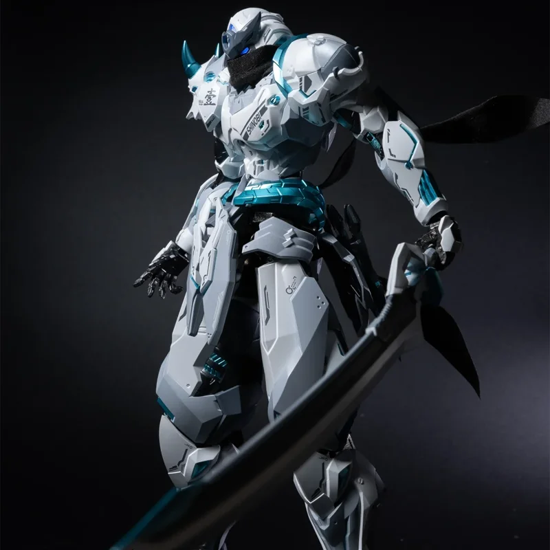 Figurka akcji White Ghost CD-07W Series, rama wykonana ze stopu odlewanej ciśnieniowo, wykwintna dekoracja na biurko, model do samodzielnego montażu, zabawka, prezent-niespodzianka