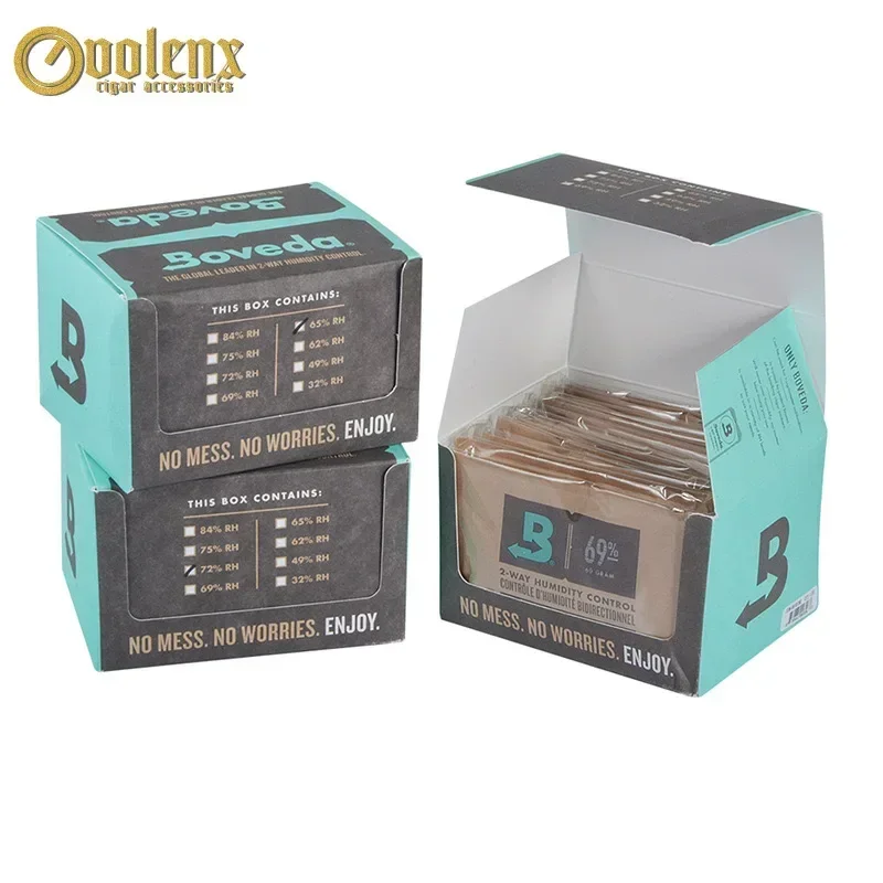 Authentic Boveda Cigar Humidification Pack 60g 65% for Cigar Box Preservation