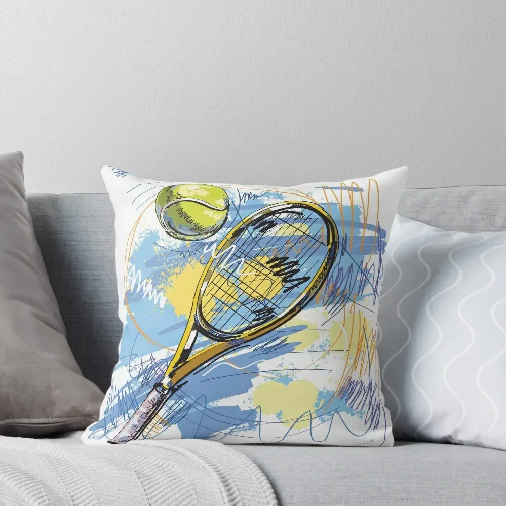 

tennis lovers Throw Pillow Luxury Living Room Decorative Cushions Sofa Pillow Cover Luxury Cushion Cover pillow