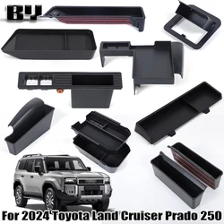 Dashboard Storage Tray Compatible For 2024 2025 Toyota Land Cruiser Prado 250 Center Console Display Box Hidden Tray ABS