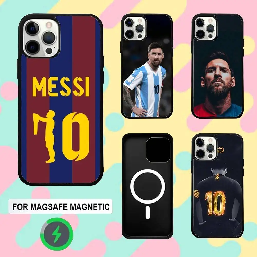 

Phone Case For iPhone 16e,16,15,14,13,12,11,Plus,Pro,Max,Mini N-No. 10 M-Messi Football Magsafe Magnetic Wireless Charging