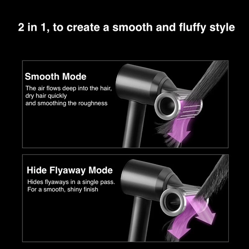 For Dyson HD15 HD01 HD02 HD03 HD04 HD08 Anti-Flying Nozzle Attachment Tool Hair Dryer Universal Hair Modeling Nozzle