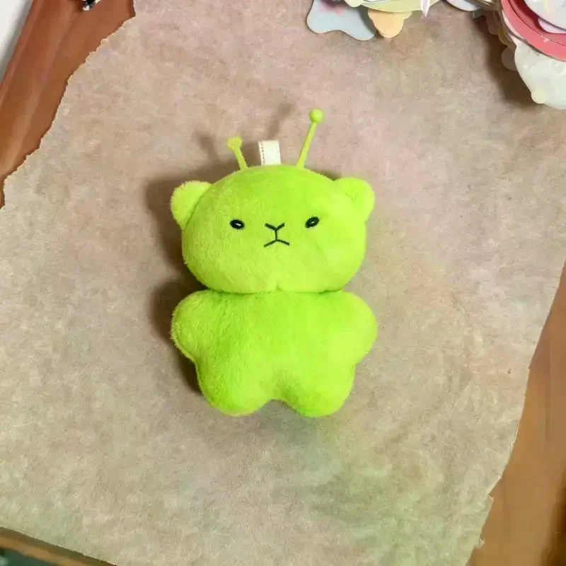 Alien Cat Plush Toy Cartoon Stuffed Animal Keychain Accessories Creative Ugly Cute Backpacks Pendant Party Gift
