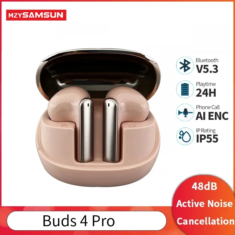 Original Buds 4 Pro TWS auriculares deportivos Bluetooth 5,3 auriculares HiFi sonido inalámbrico auriculares Control táctil Headest impermeable