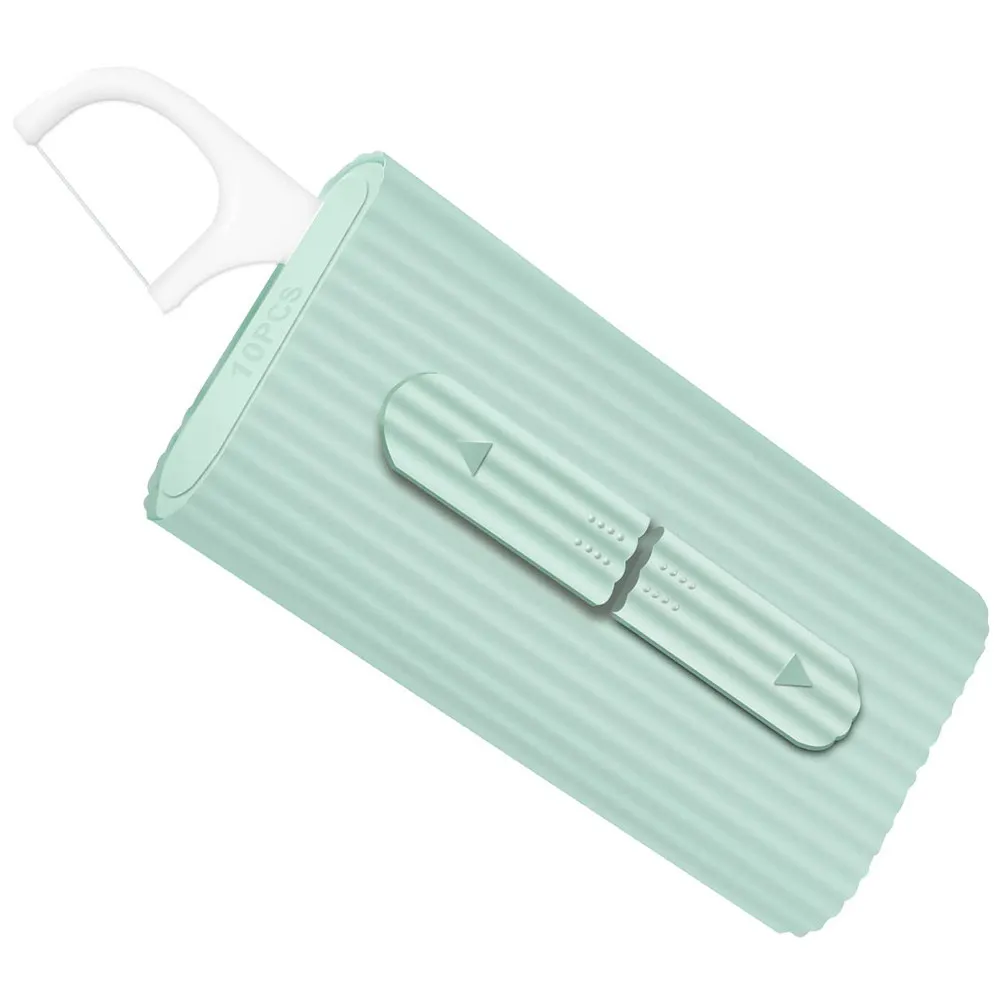 1Set Convenient Dental Floss Picks Ultra Thin Floss Slides Easily Between Teeth Effective Plaque Food Residue Removal