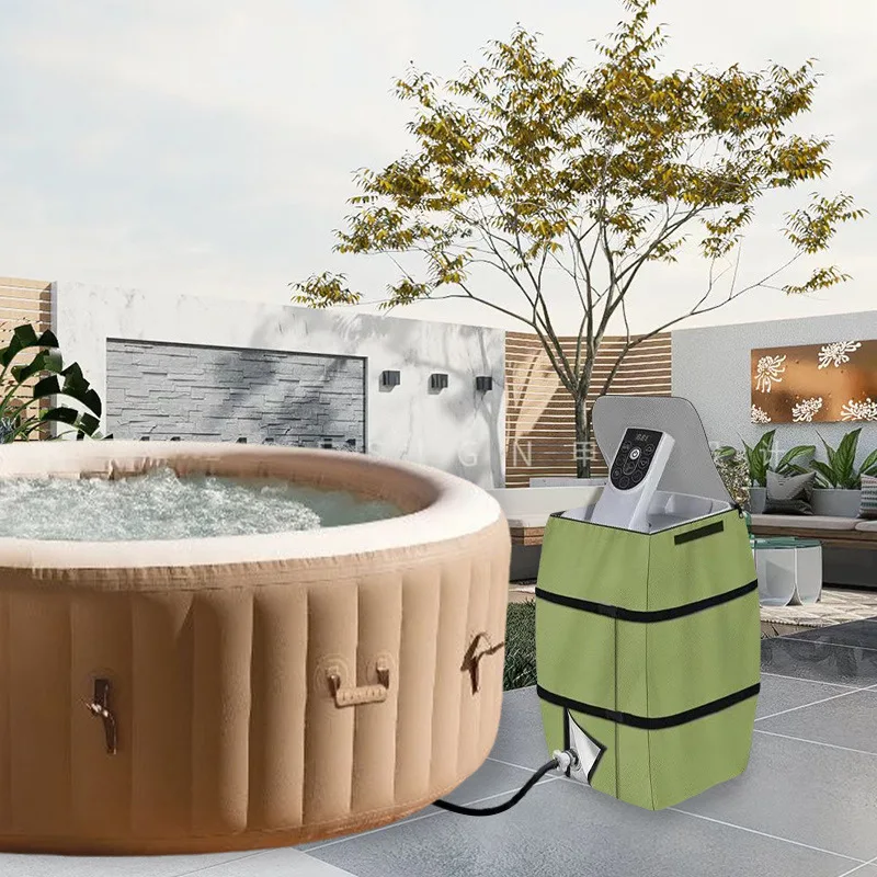 Copertura antipolvere impermeabile invernale per pompa riscaldatore per vasca idromassaggio gonfiabile Copertura per pompa riscaldatore per vasca da bagno Prodotto