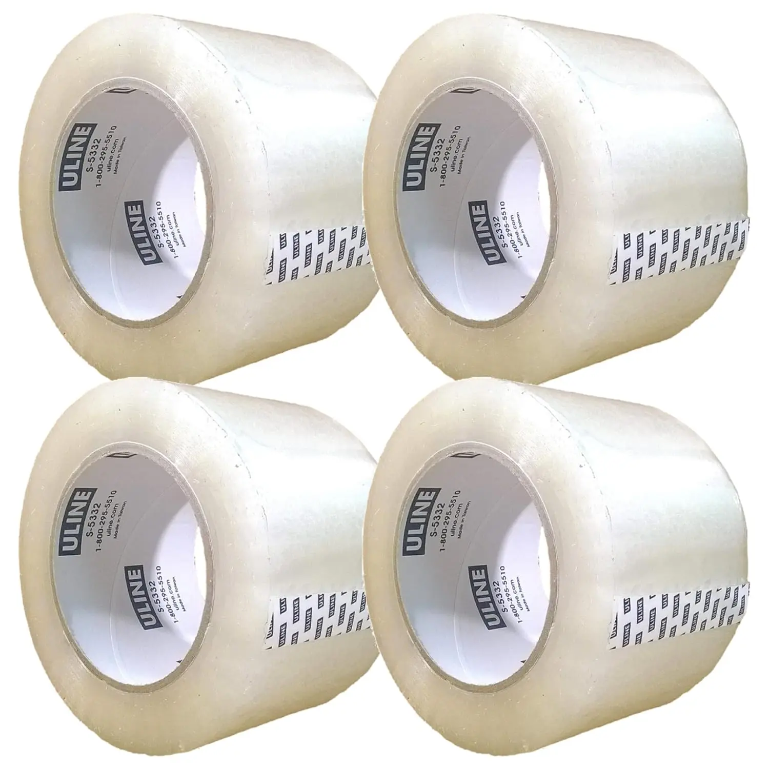 

Packing Tape, 3 Inch X 110 Yard 2.6 Mil Cry l Clear Industrial Plus Tape by , Pack of 4