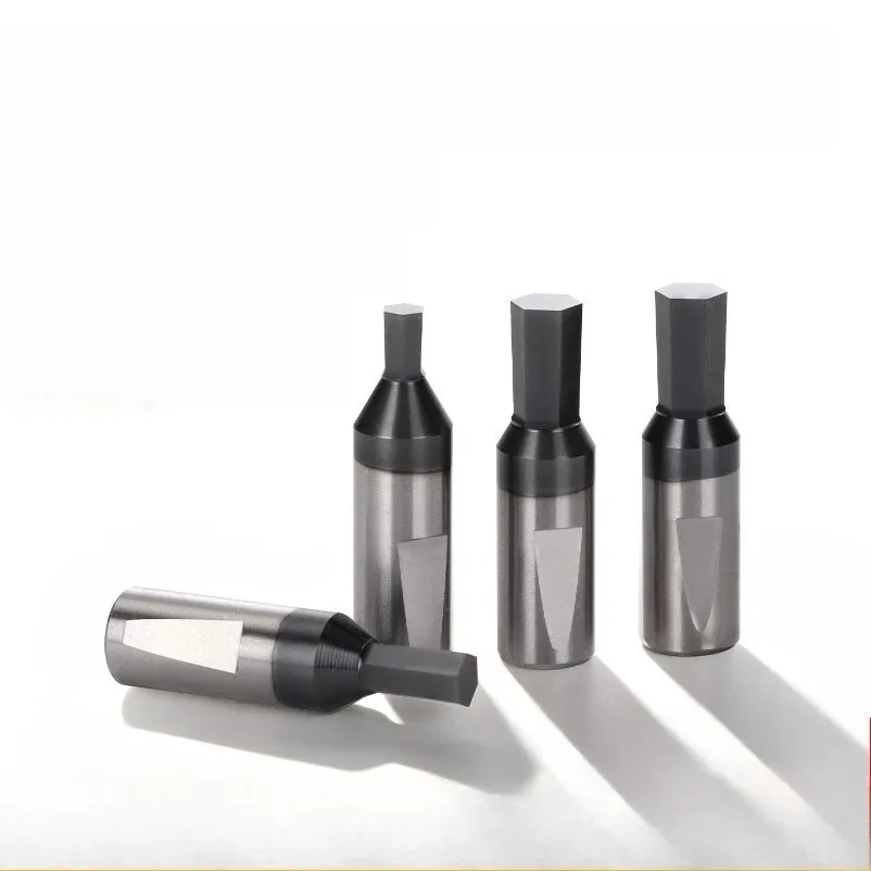 CT08 HSS-TiCN Rotary Punching Cutter Tool 8mm Shank Inner Hexagon High Precision Punching Turning Tools for Stainless Steel