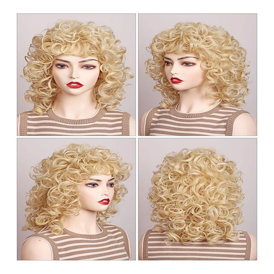 Basic Cap Synthetic Wig Short Wavy Wig Women's Wigs