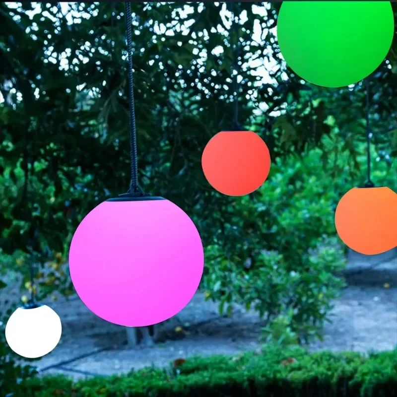 

(Sea shipping) 20cm 30cm 40cm 50cm 60cm 80cm 100cm large outdoor garden luminous solar charging LED spherical sphere stone light
