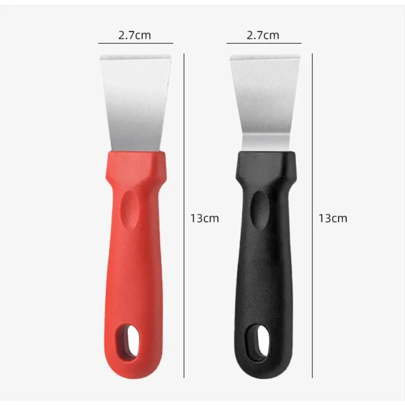 Stainless Steel Cleaning Scraper Multifunctional Kitchen Grease Remover Shovel Stove Bottom Dirt Stain Cleaner Tool - view 6