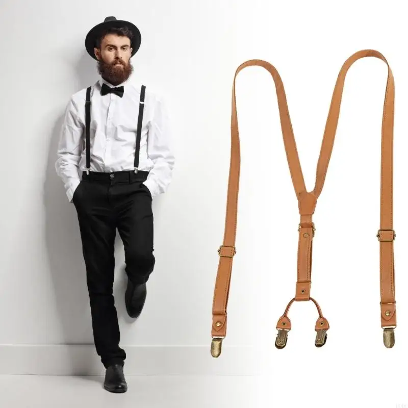 Browna szelki łańcuch na formalne okazje dla mężczyzn kobiety ślubne rekwizyty Y166