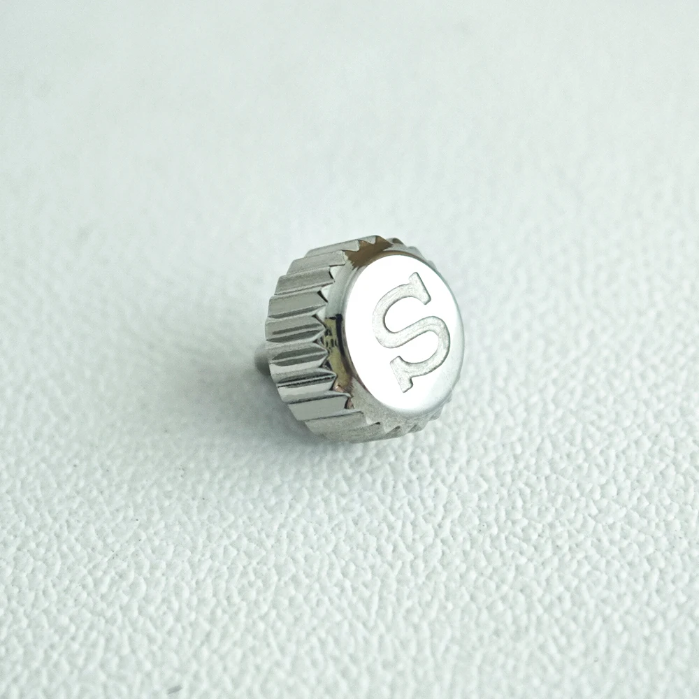 Screw-in Case Replace High Quality Watch Crown Engraved Signed 'S' Fits NH35 NH36 Movement Watch Accessories