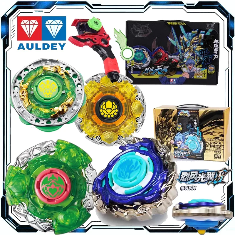 

Оригинальная фигурка Auldey Hurricane Spirit of War Battle King Gyro, игрушки для мальчиков и девочек, подарок для детей, коллекционная модель, украшение