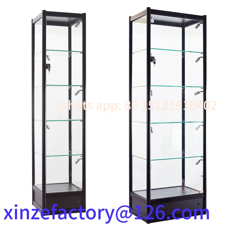 

Customizable figure display cabinet model toy transparent glass