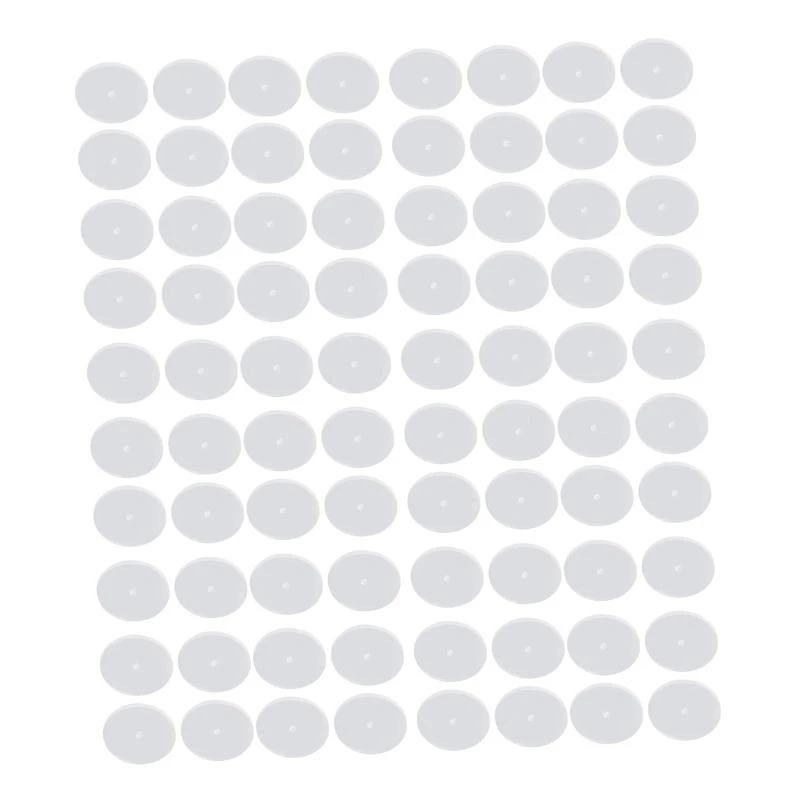 100pcs Silicone Piercing Discs Prevent Ear Irritation and Growths Daily Use