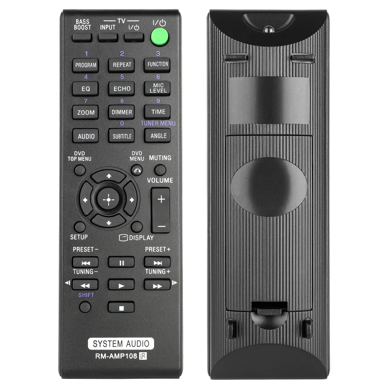 RM-AMP108 RMAMP108 para control remoto Sony, para sistema de audio Sony MT-S40D HCD-SR1D CMT-DX400A SS-S40D HCD-S40D MHC-ECL7D MHC-ECL