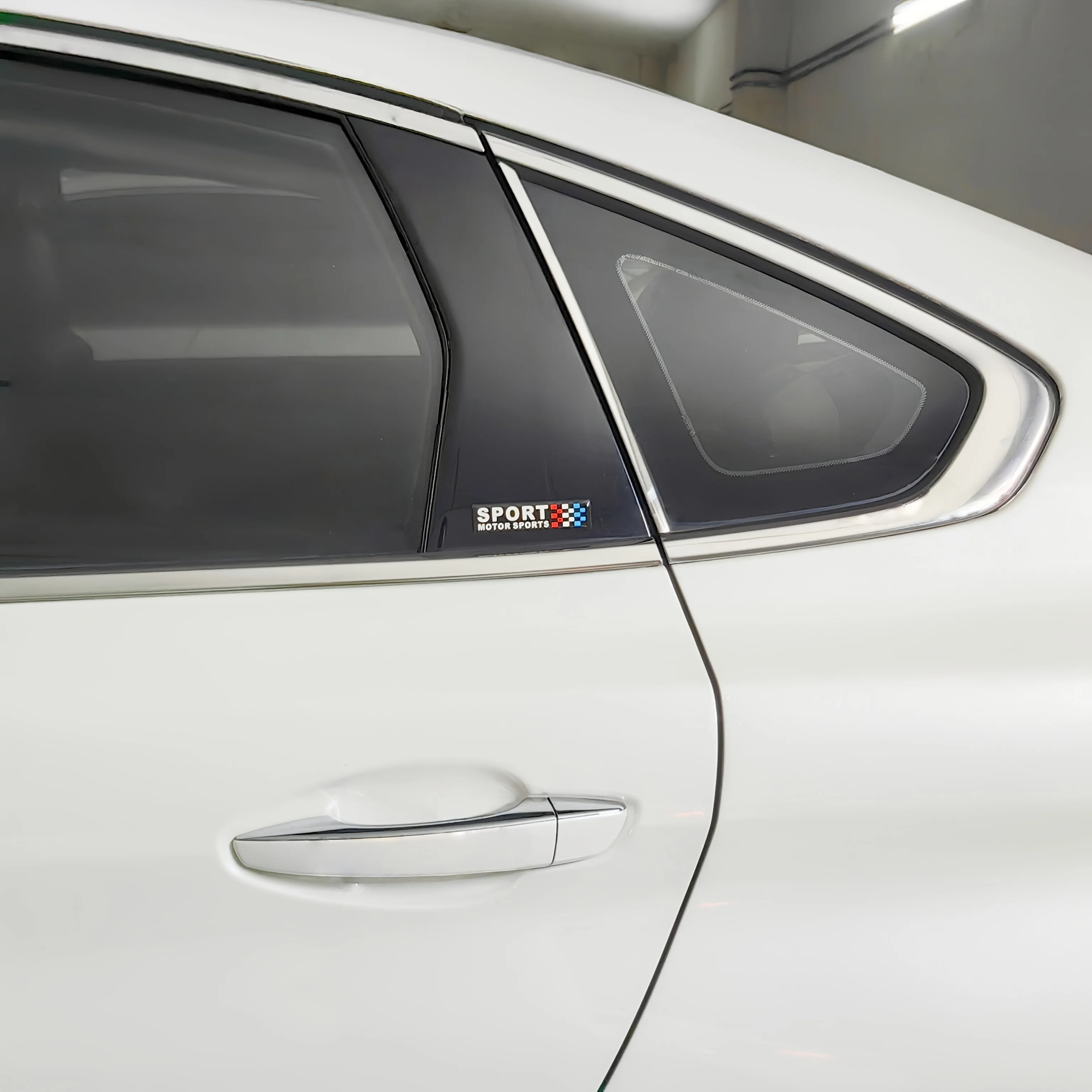 2PCS/SET "SPORT MOTOR SPORTS" Car Sticker, Ideal for Car Windows, Laptop Covers, Water Bottles & Phone Cases