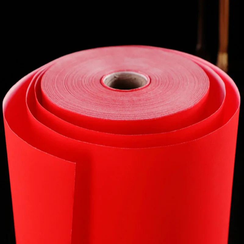 Red Rice Paper Chinese Spring Festival Couplets Half-Ripe Xuan Paper Chinese Calligraphy Brush Pen Writing Papier Papel China